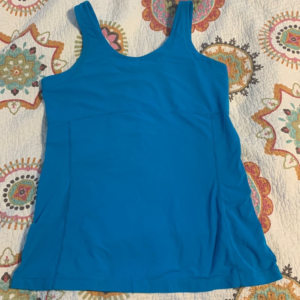 Blue Lucy exercise/yoga top